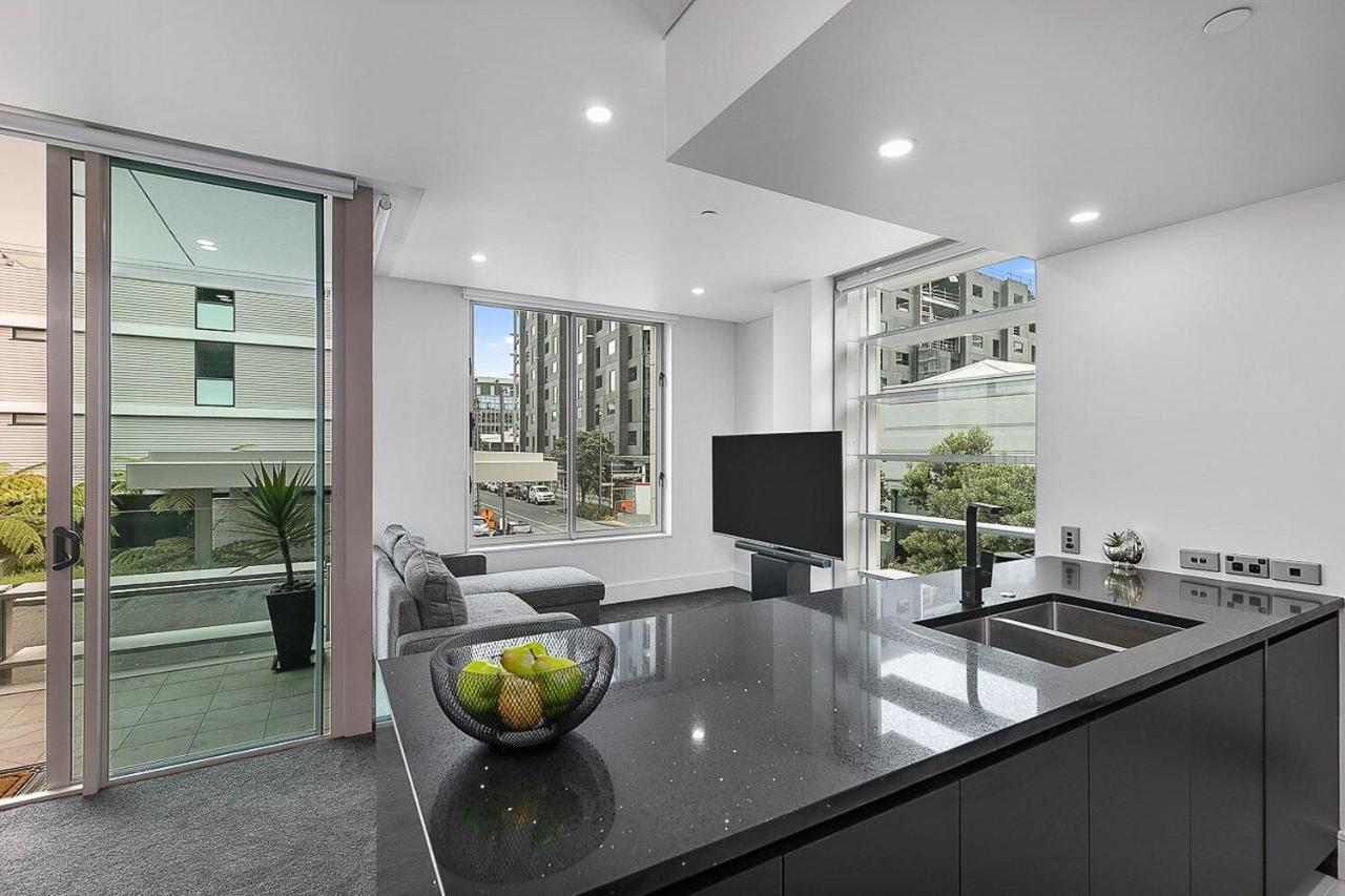 Qv Upscale Modern Viaduct Apt With Parking - 965 Auckland Luaran gambar